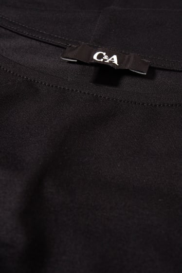 Damen - Langarmshirt - schwarz