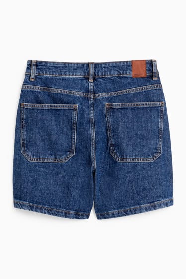Donna - Shorts di jeans - vita alta - LYCRA® - jeans blu