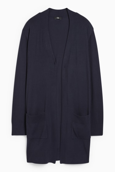 Donna - Cardigan basic - blu scuro