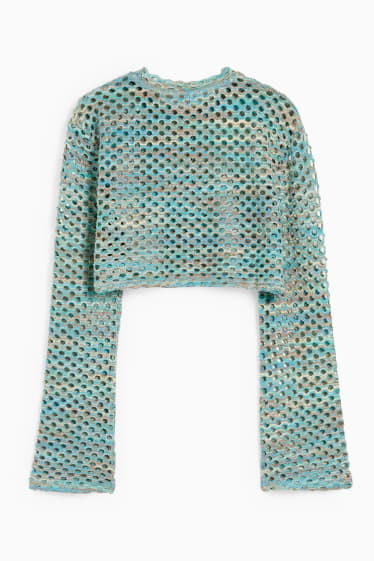 Femmes - CLOCKHOUSE - pullover court - turquoise