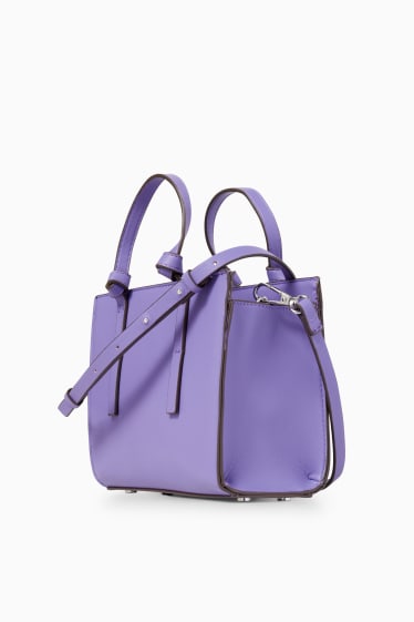 Femmes - Sac - synthétique - bleu clair-chiné