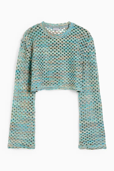 Femmes - CLOCKHOUSE - pullover court - turquoise