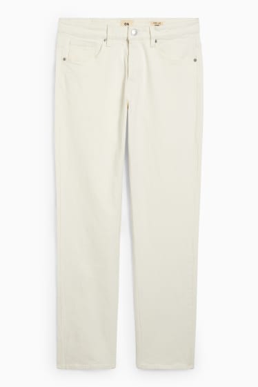 Uomo - Straight jeans - bianco crema