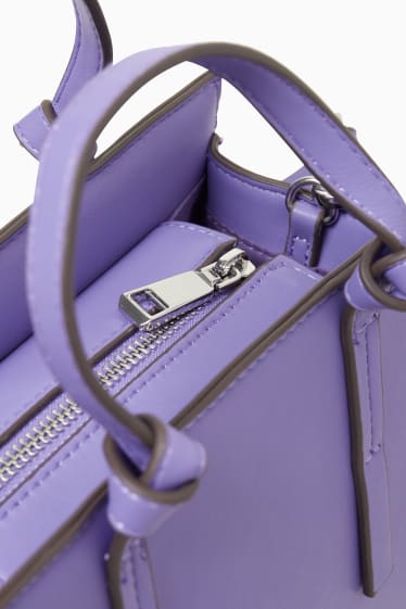 Femmes - Sac - synthétique - bleu clair-chiné