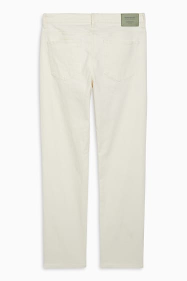 Hommes - Jean coupe droite - blanc crème