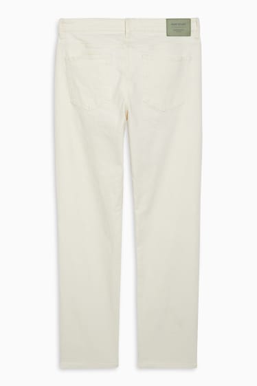 Uomo - Straight jeans - bianco crema