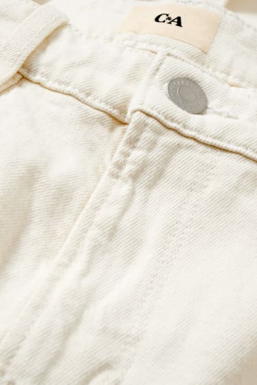 Uomo - Straight jeans - bianco crema