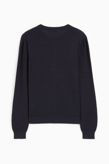 Kinderen: meisjes - Vest - donkerblauw