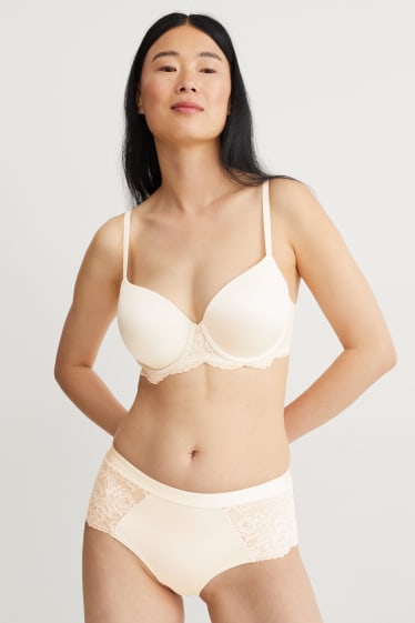 Femmes - Shorty - beige clair