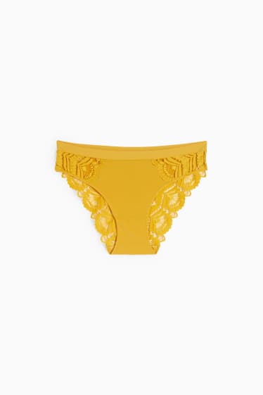 Dames - Slip - geel