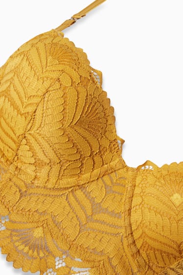 Femmes - Soutien-gorge à armature - DEMI - ampliforme - jaune