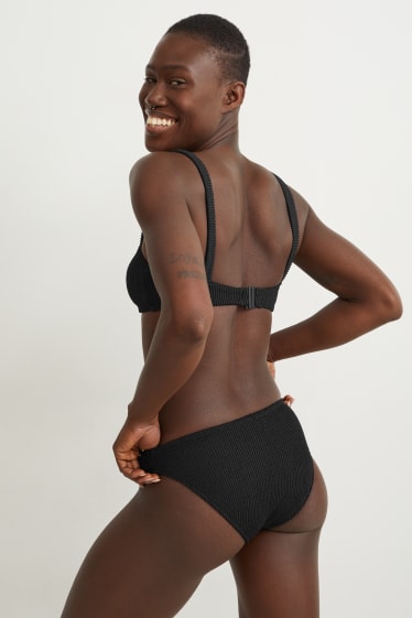 Donna - Reggiseno bikini - a fascia - imbottito - LYCRA® XTRA LIFE™ - nero