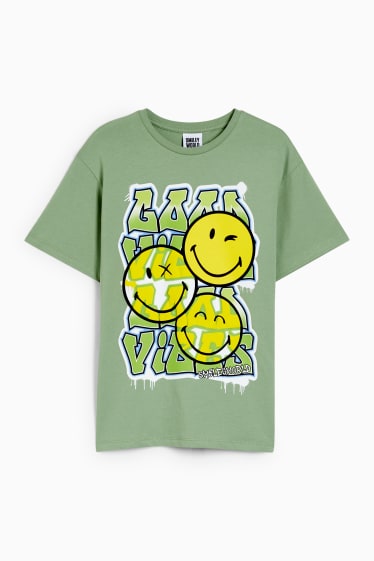 Niños - SmileyWorld® - camiseta de manga corta - verde