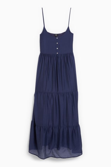 Women - A-line dress - dark blue