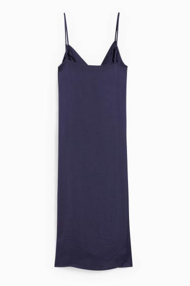 Women - A-line dress - dark blue