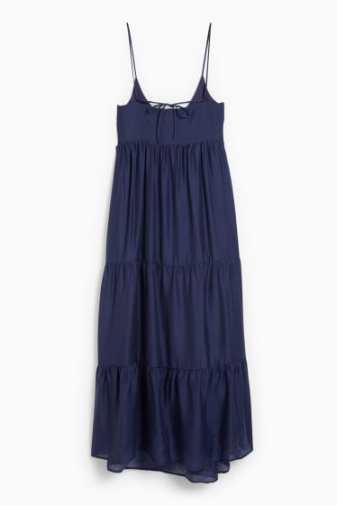 Women - A-line dress - dark blue