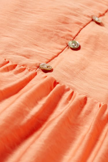 Femmes - Robe évasée - orange