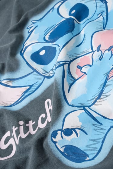Donna - CLOCKHOUSE - t-shirt - Lilo & Stitch - grigio