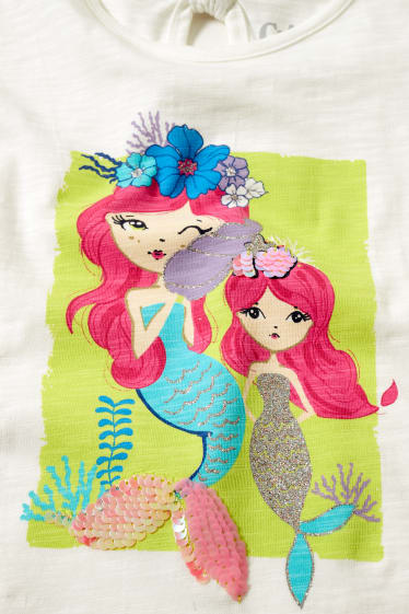 Bambine - Confezione da 2 - t-shirt - bianco