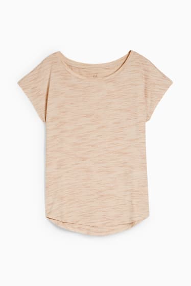 Femmes - T-shirt - beige