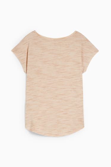 Femmes - T-shirt - beige