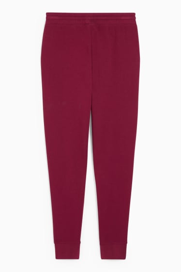 Damen - Basic-Jogginghose - bordeaux