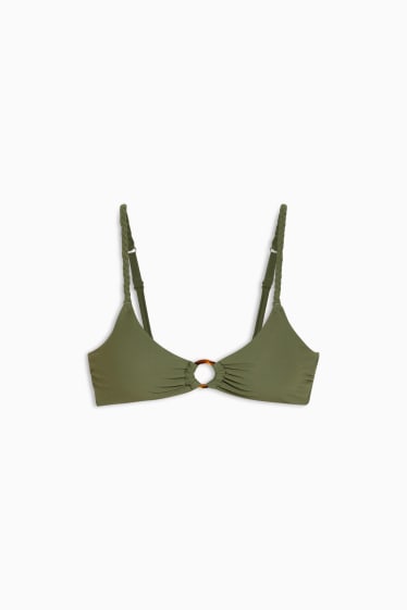 Mujer - Top de bikini - con relleno - LYCRA® XTRA LIFE™ - verde oscuro