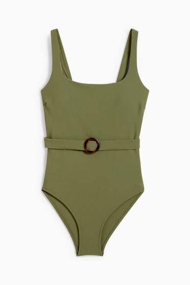 Femei - Costum de baie - vătuit - LYCRA® XTRA LIFE™ - verde închis