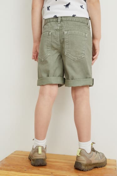 Kinderen - Set van 2 - shorts - groen