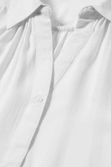 Damen - Bluse - cremeweiß