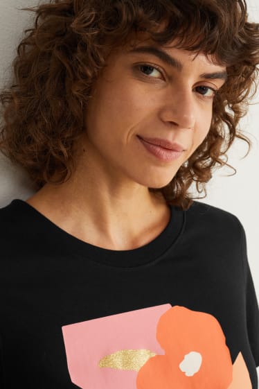 Damen - T-Shirt - schwarz