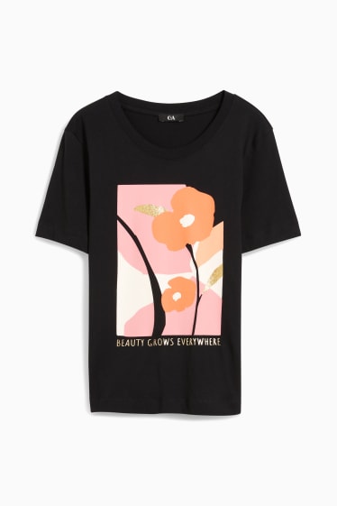 Damen - T-Shirt - schwarz