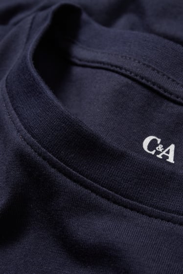 Femei - Tricou basic - albastru închis