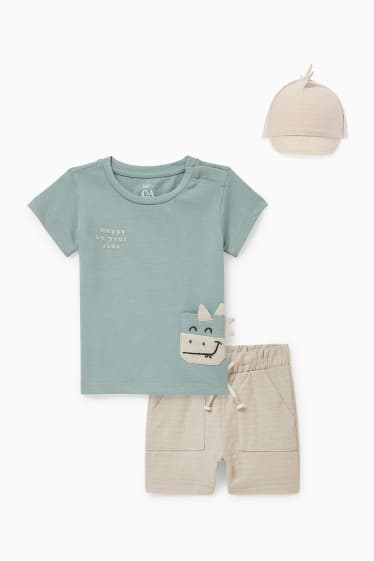 Bébés garçons - Ensemble bébé - 3 pièces - vert menthe