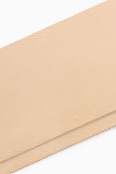 Donna - Confezione da 2 - collant fini - LYCRA® - 15 DEN - beige