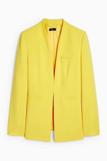 Women - Blazer - slim fit - yellow