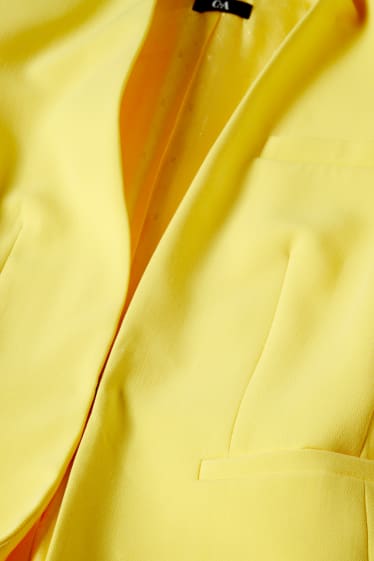 Women - Blazer - slim fit - yellow