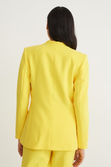 Women - Blazer - slim fit - yellow