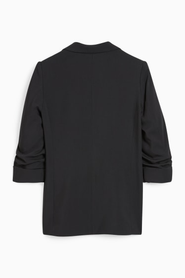 Women - Blazer - relaxed fit - black