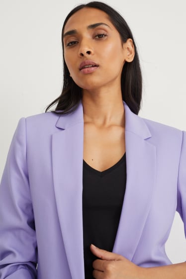 Damen - Blazer - Relaxed Fit - hellviolett