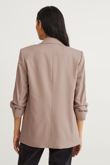 Damen - Blazer - Relaxed Fit - beige