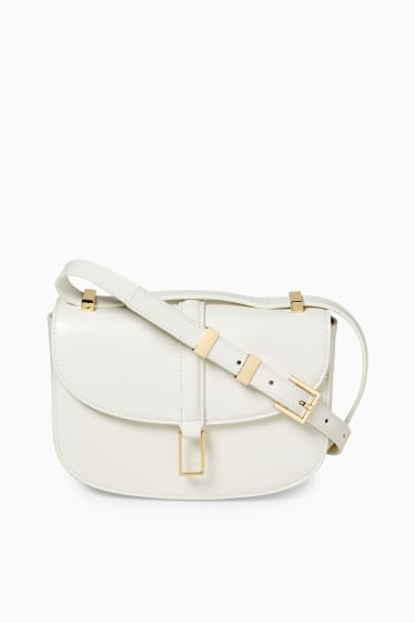 Femmes - Sac à bandoulière - synthétique - blanc crème