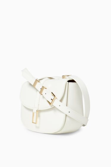 Femmes - Sac à bandoulière - synthétique - blanc crème