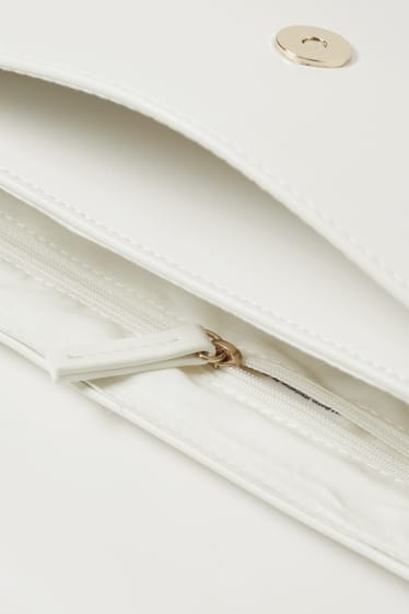 Femmes - Sac à bandoulière - synthétique - blanc crème