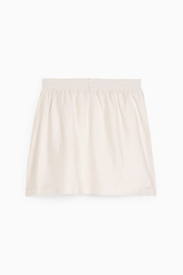 Femmes - Mini-jupe - beige