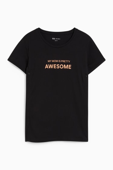 Damen - Still-T-Shirt - schwarz