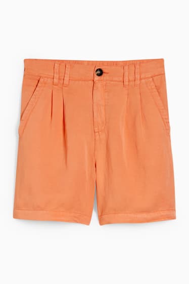 Femmes - Bermuda - high waist - orange