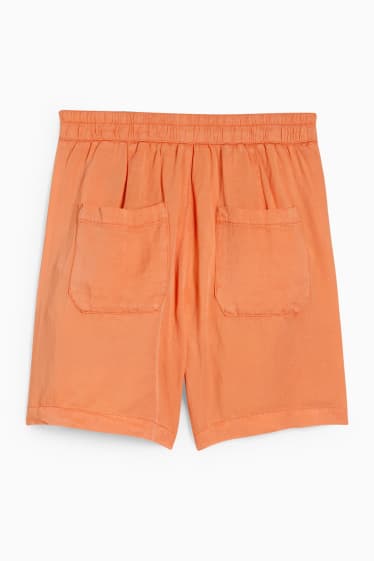 Mujer - Bermuda - high waist - naranja