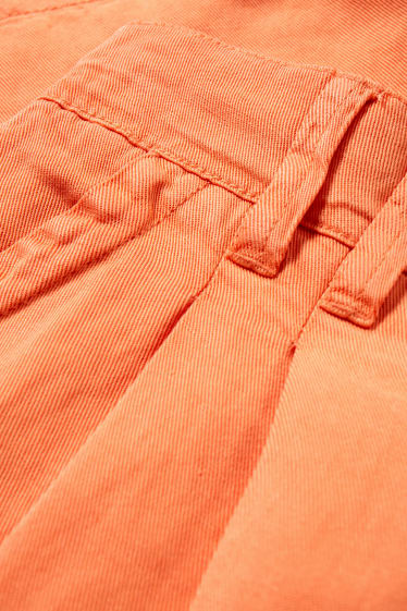 Damen - Bermudas - High Waist - orange