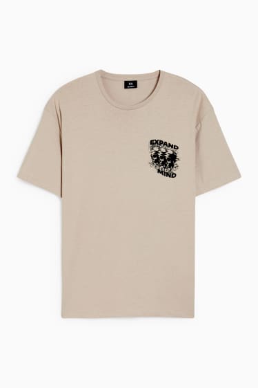 Herren - T-Shirt - hellbraun